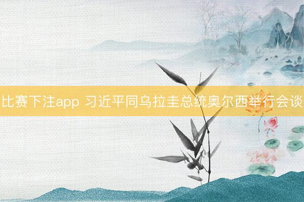 比赛下注app 习近平同乌拉圭总统奥尔西举行会谈