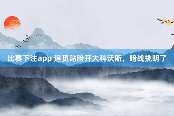 比赛下注app 追觅贴脸开大科沃斯，暗战挑明了